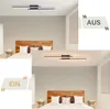 ZMH LED Deckenlampe Schwarz Deckenleuchte 12W Produktbild-Vorschau 4