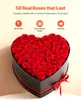 SucceBuy 50 pezzi di rose conservate in scatola a cuore, Anteprima dell’immagine prodotto 2