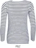 SOL´S Women´s Long Sleeve Striped T-Shirt Marine Produktbild-Vorschau 4