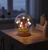 formano LED Deko Kugel Blumen Schmetterling Glaskugel mit Produktbild-Vorschau 3