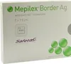 Medicazione in schiuma Mepilex Border Ag 7x7,5 cm 5 pz Anteprima dell’immagine prodotto 1