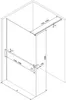 Mexen Kioto+ Duschwand mit Walk-in Ablage 120 x 200 cm, Produktbild-Vorschau 7