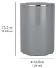 WENKO Abfall Eimer Inca grey 5 L Schwingdeckel Müll Produktbild-Vorschau 4