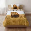 Löwe - Wende-Bettwäsche-Set, Raubkatze 135x200 & 80x80 Produktbild-Vorschau 1