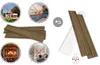 Collage showing product samples with 'X' marks indicating unsuitable applications, and product samples on the right. Produktbild-Vorschau