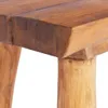 Panchina da giardino 80 cm in teak massiccio Anteprima dell’immagine prodotto 4