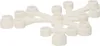 A white LEGO piece on a white background. Podgląd zdjęcia produktu