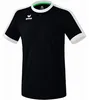 Erima Retro Star Jersey s krátkym rukávom - čierna / biela Náhľad obrázku produktu 1