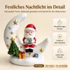 Weihnachts deko, Weihnachtsdeko Innen, Mond-Nachtlicht mit Produktbild-Vorschau 6