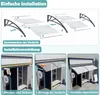 UISEBRT 300*100cm Šedá stříška na střešní okno stříška na Náhled obrázku produktu 3