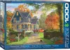Das blaue Landhaus von Dominic Davison 1000 Teile Puzzle Produktbild-Vorschau 1