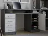 Bureau ADA, antracietwit, 125 cm, met 4 lades. Inclusief Productafbeelding-voorbeeld 3