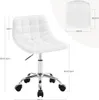 WOLTU Bürohocker mit Rollen, ergonomisch, Arbeitshocker, Produktbild-Vorschau 3