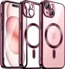 Hülle für iPhone 15 Schutz MagSafe Rosa Silikon Slim Case Produktbild-Vorschau 1