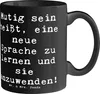 Mr. & Mrs. Panda Kaffeetasse Spruch Sprachen Lernen und Produktbild-Vorschau 1