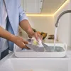 Relaxdays: bacinella con scarico, lavabo pieghevole, 9 L, Anteprima dell’immagine prodotto 3