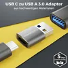 deleyCON USB C Adapter (2 Stück) USB 3.0 5Gbps USB C Buchse Produktbild-Vorschau 3