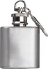 Mini Flachmann mit Schlüsselanhänger / aus Edelstahl / 30 Produktbild-Vorschau 3