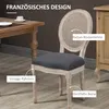 HOMCOM Esszimmerstühle 2er Set Küchenstuhl mit Produktbild-Vorschau 4