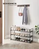 Stojan na topánky 3 úrovne čierny kov 92 cm LOFT Náhľad obrázku produktu 13