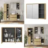 Badspiegelschrank Vicco Viola Eiche/Anthrazit 100 x 75 cm, Produktbild-Vorschau 5