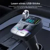 Bluetooth FM Transmitter,KFZ Bluetooth Adapter,Auto Radio Produktbild-Vorschau 5