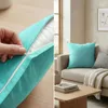 Kissenbezug 35x35 cm Türkis | 100% Baumwolle | Produktbild-Vorschau 3