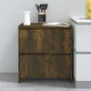 vidaXL Sideboards 2 Stk. Räuchereiche 70x41x75 cm Produktbild-Vorschau 10