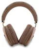 Guess: cuffie intrauricolari con logo a triangolo - Marrone Anteprima dell’immagine prodotto 3