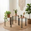 Carenza Home Beistelltisch 3er Set rund Couchtisch, Produktbild-Vorschau 5