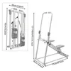 Składany stepper schodowy z uchwytami Pionowy sprzęt Podgląd zdjęcia produktu 2
