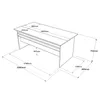 Skye Decor, VS1- VS1 LCS, Braun, Couchtische, 75x180x89,5 Produktbild-Vorschau 6