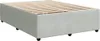 vidaXL Boxspringbett mit Matratze Hellgrau 160x200 cm Samt Produktbild-Vorschau 6