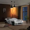 Autobett Kinderbett 'Rio' 90x200 Carbon mit LED Leuchte Produktbild-Vorschau 3
