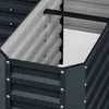 Close-up view of the corner and interior of a raised garden bed. Náhľad obrázku produktu