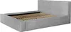 FEDVE Polsterbett MUMMO aus Velours 140x200 cm, Grau Produktbild-Vorschau 5