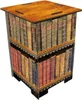 A stool designed to look like a stack of antique books. Podgląd zdjęcia produktu