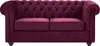 Sofas 3-Sitzer & 2-Sitzer - Samt - Purpur - CHESTERFIELD Produktbild-Vorschau 5