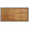 5-tlg. Gartenbar-Set mit Kissen Poly Rattan Grau Produktbild-Vorschau 3