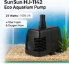 SunSun HJ-1142 ECO pompa per acquario 1000 L/h 22 W piccola Anteprima dell’immagine prodotto 2
