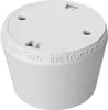 A white heat detector with text embossed around its base. Produktbild-Vorschau