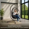 Swoods XXL Závesné Kreslo s Konštrukciou – Pre Interiér aj Náhľad obrázku produktu 3