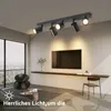 ZMH LED Deckenleuchte Schwarz 5 Flammig Deckenlampe  Produktbild-Vorschau 8