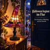 Gothic-Nachtlicht in Hexenhutform, Halloween-Tischlampe aus Produktbild-Vorschau 3