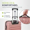 Juskys Hartschale Kofferset Reisekoffer 3 teilig - Produktbild-Vorschau 3