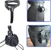 A collage of four images showing medieval costume accessories, including a belt and a pouch. Náhled obrázku produktu