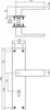 Renovierungsschild 55x250mm Schwarz matt Langschildgarnitur Produktbild-Vorschau 2