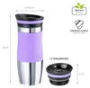 Thermobecher 400 ml inklusive 1 Extradeckel Produktbild-Vorschau 3