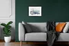 MuchoWow® Gerahmtes Poster Winter - Hirsche - Tiere 40x30 Produktbild-Vorschau 8