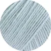 A close-up view of light blue yarn. Produktbild-Vorschau